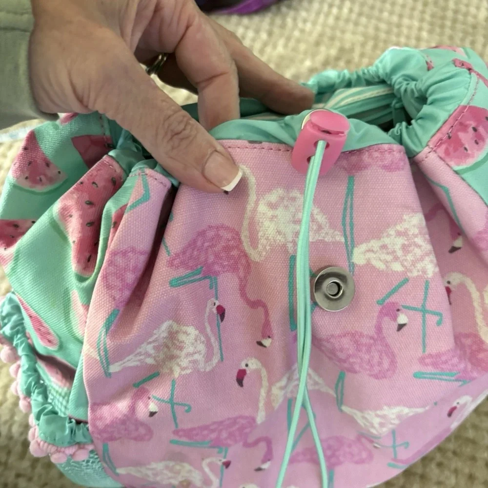 Matilda Jane Enchanted Garden Flamingo Dive All Day Swim Bag backpack 14